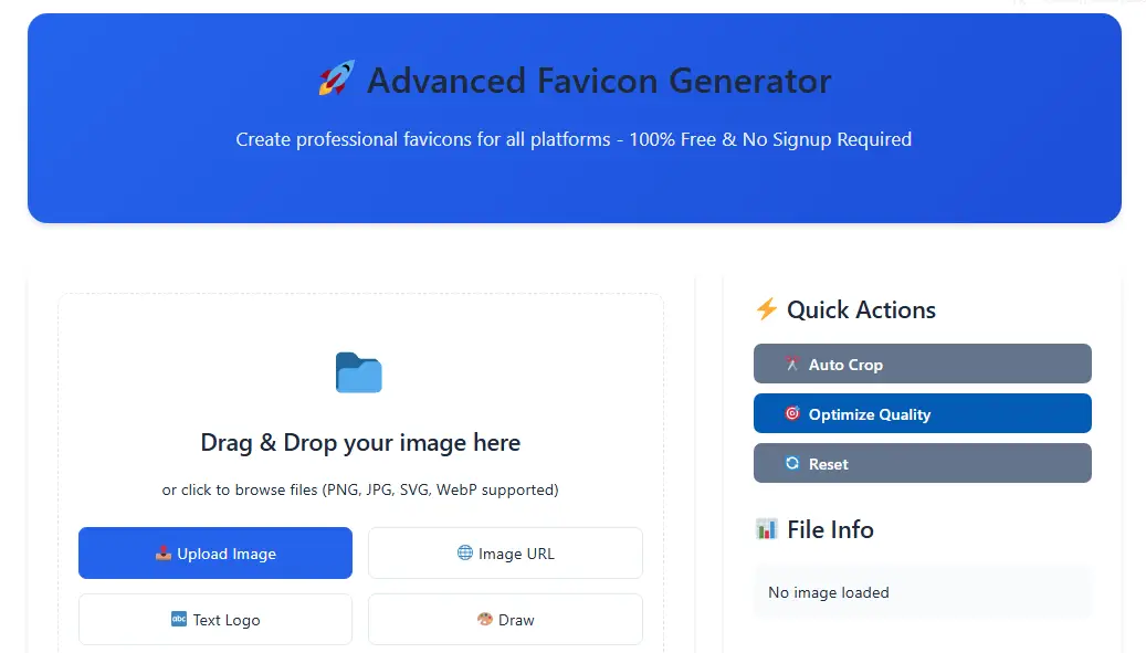 Advanced Favicon Generator